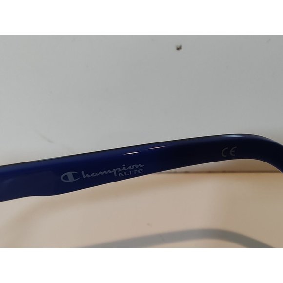 Champion Elite Eyeglasses Frames Only CU2019 C03 Black Blue 56-17-140 - Picture 4 of 6